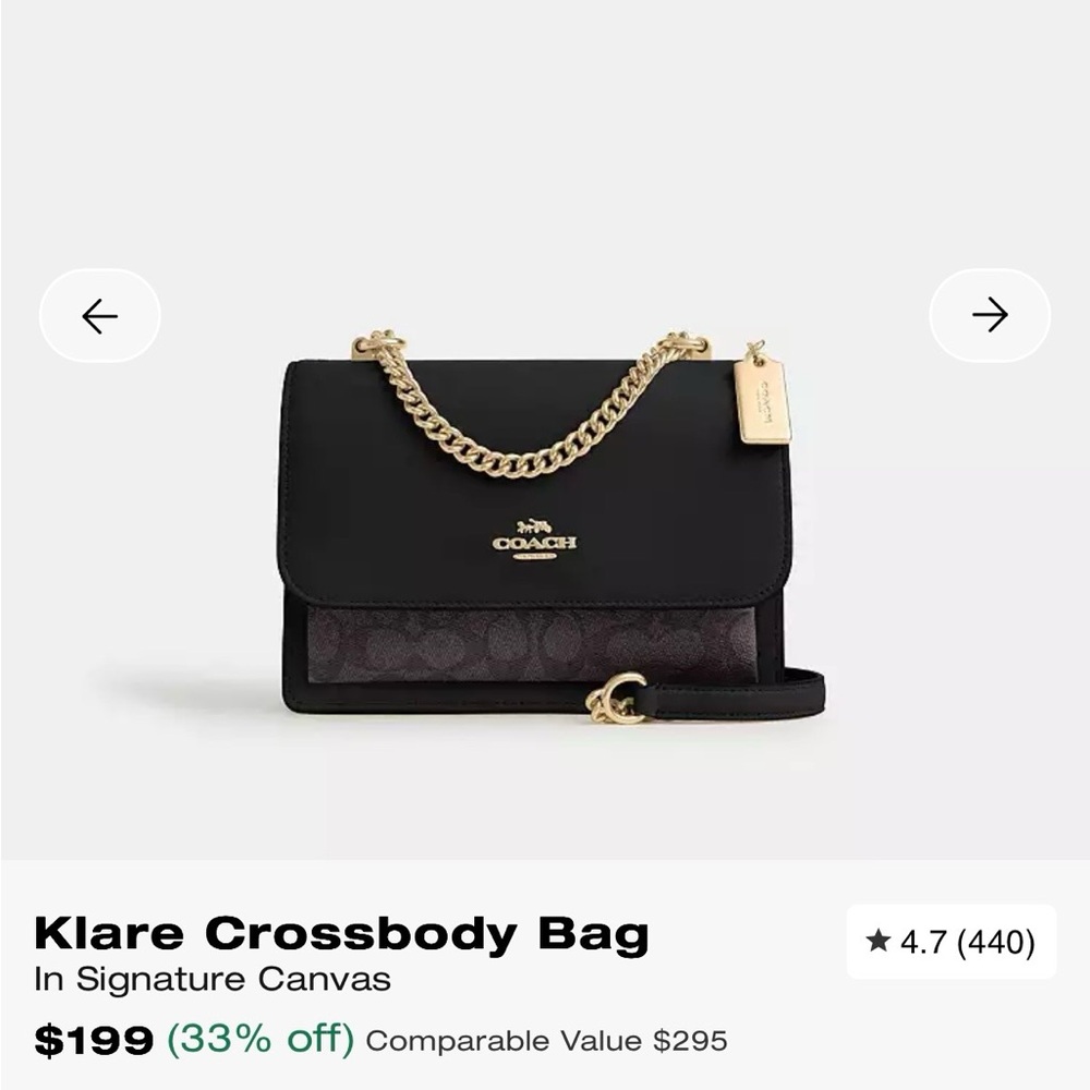 Coach Klare Crossbody Bag
